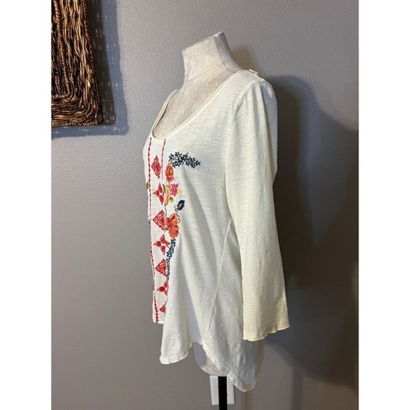 Sundance Embroidered Top L Large Johnny Was - Picture 6 of 10